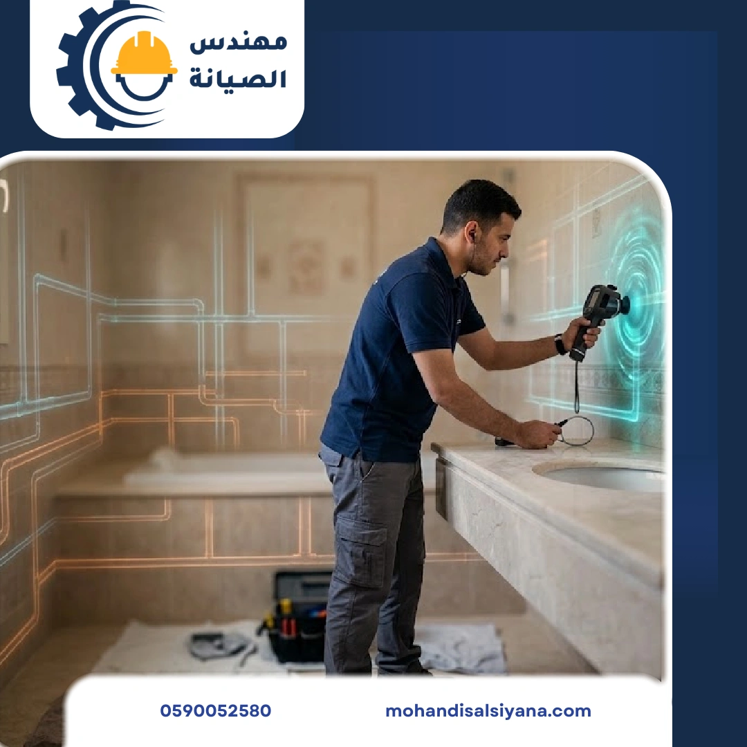 كشف تسربات المياه ببقيق